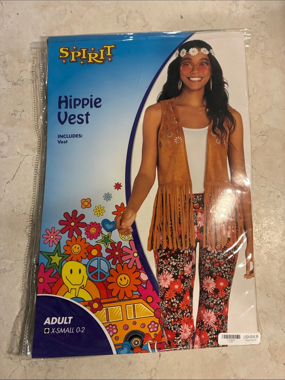 Spirit Brown Fringe Hippie Vest